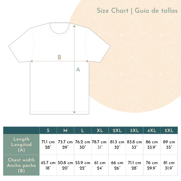 t-shirt size guide